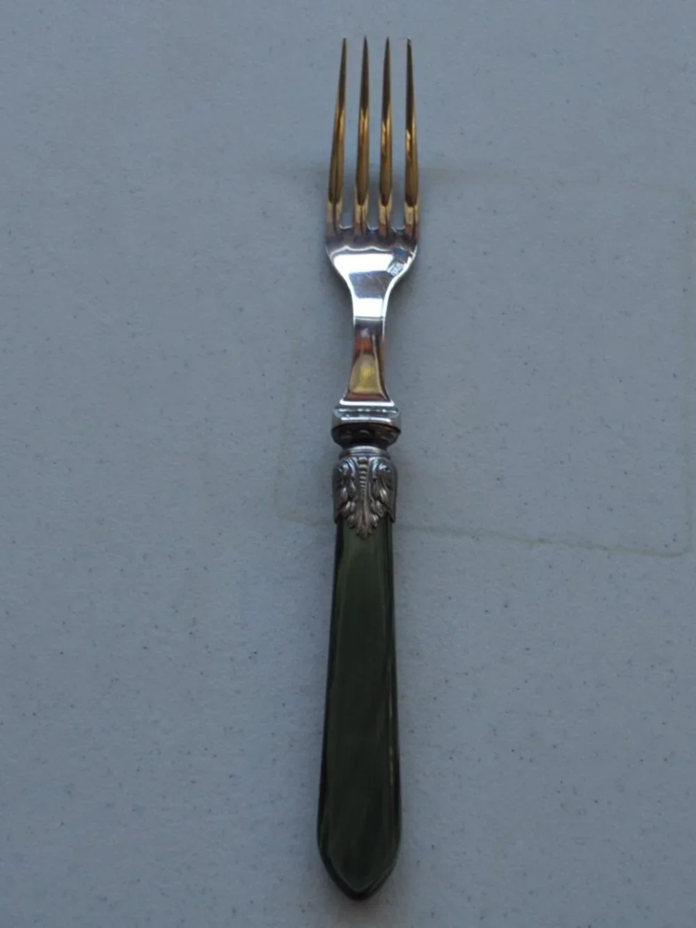 Jean Couzon France Galaxy Green Flatware – 13 Pieces – Rare Discontinued